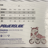 Powerslide Phuzion Argon Rose 100mm Inline Skate